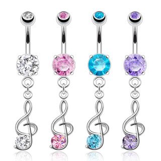 Bananabell Piercing - Crystal - Clef