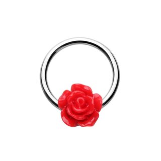 Ball Closure Ring - Steel - Rose