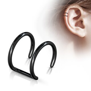 Ear Cuff - 2 Rings - 5 Colors
