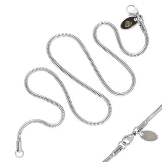 Max Palmer - Snake Necklace - Silver [10.] Thickness: 2,5mm - Length: 50 cm