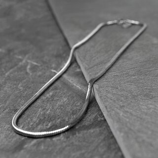 Max Palmer - Snake Necklace - Silver [10.] Thickness: 2,5mm - Length: 50 cm