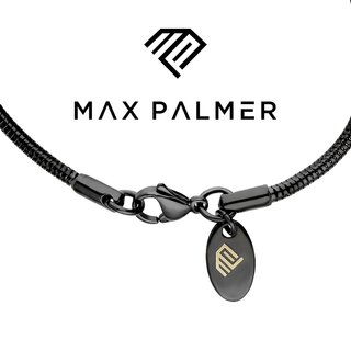 Max Palmer - Snake Necklace - Black [01.] Thickness: 1,2mm - Length: 40 cm
