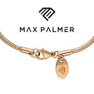 Max Palmer - Snake Necklace - Rose Gold