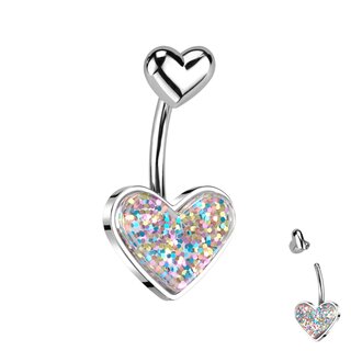 Bananabell Piercing - Heart - Glitter