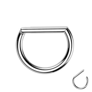 Segement Ring Piercing - Clicker - Half-Round