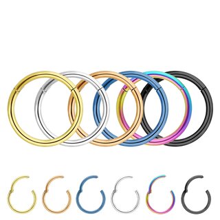 Segmentring-Clicker - Piercing - 5 Colors