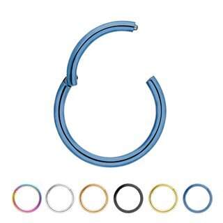 Segmentring-Clicker - Piercing - 5 Colors