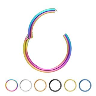 Segmentring-Clicker - Piercing - 5 Colors