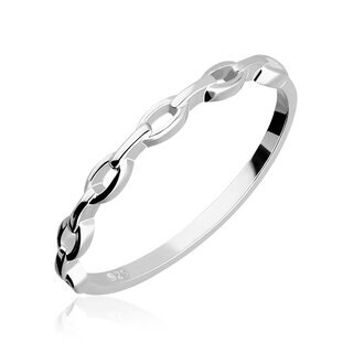 Ring - 925 Silver - Chain