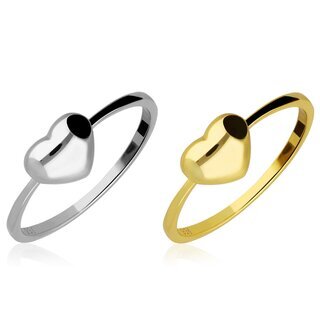 Ring - 925 Silver - Heart