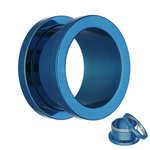 Flesh Tunnel - Steel - Blue