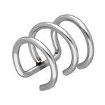 Ear Cuff - Silver - 3 Rings