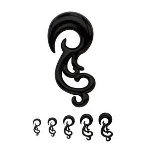 Spiral Taper - Acrylic - Black - Ornament
