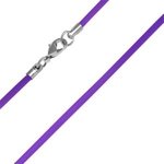 Necklace - Nylon - Purple