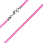 Necklace - Nylon - Pink