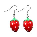Dangle Earrings - Strawberry