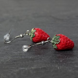 Dangle Earrings - Strawberries