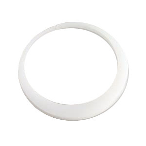 Flesh Tunnel Hoop Earring - Round - White