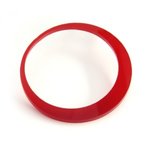 Flesh Tunnel Hoop Earring - Round - Red