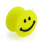 Silicone Ear Plug - Yellow - Smiley