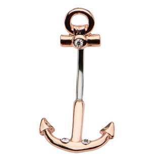 Bananabell Piercing - Figure - Anchor - Rose Gold