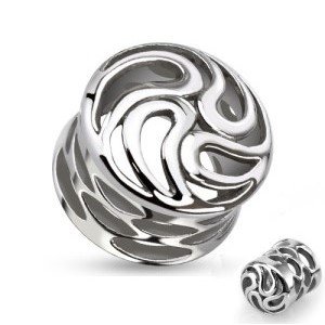 Flesh Tunnel - Steel - Silver - Ornament