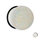 Ear Plug - White - Single Flare - Glitter - 6 mm