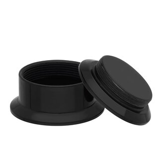 Classic Ear Plug - Screw - Black - 8 mm