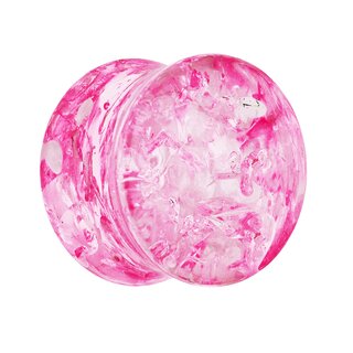 Classic Ear Plug - Slivers - Pink - 6 mm